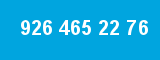 926 465 22 76 926 465 22 76
